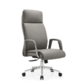 High back office chair grey color