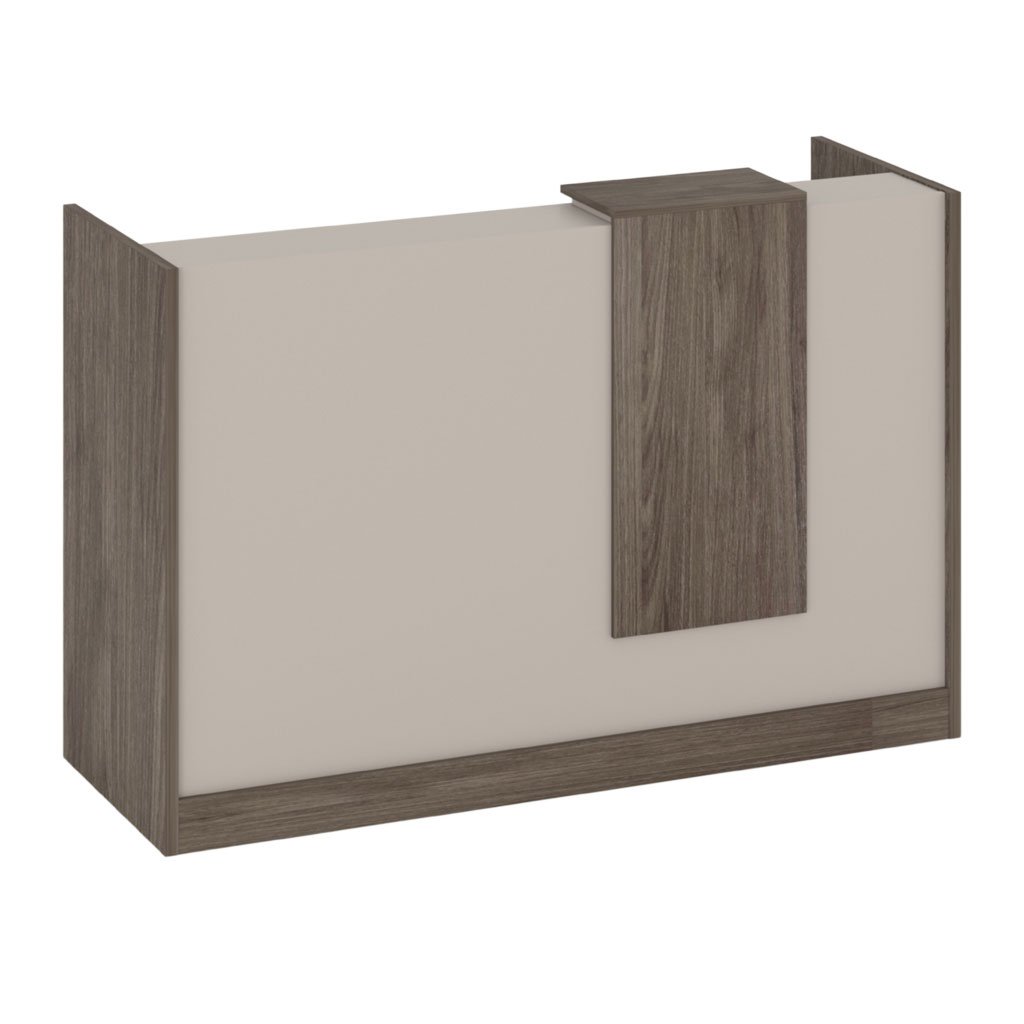 139 recption desk 120 cm khaki front image 139 recption desk 120 cm khaki front image