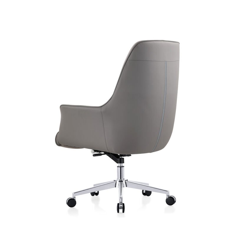 Luxury executive medium back office chair front view