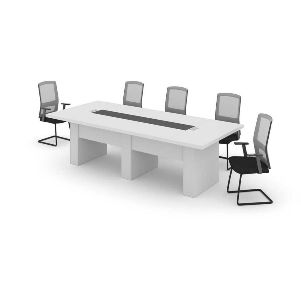 Meeting-Table-white-Modern.jpg Modern White Conference Office Meeting Table - Image 1