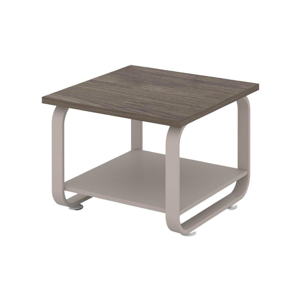 coffee-table-walnut-khaki.jpg Modern Office Side Table with Metal Frame - Image 1