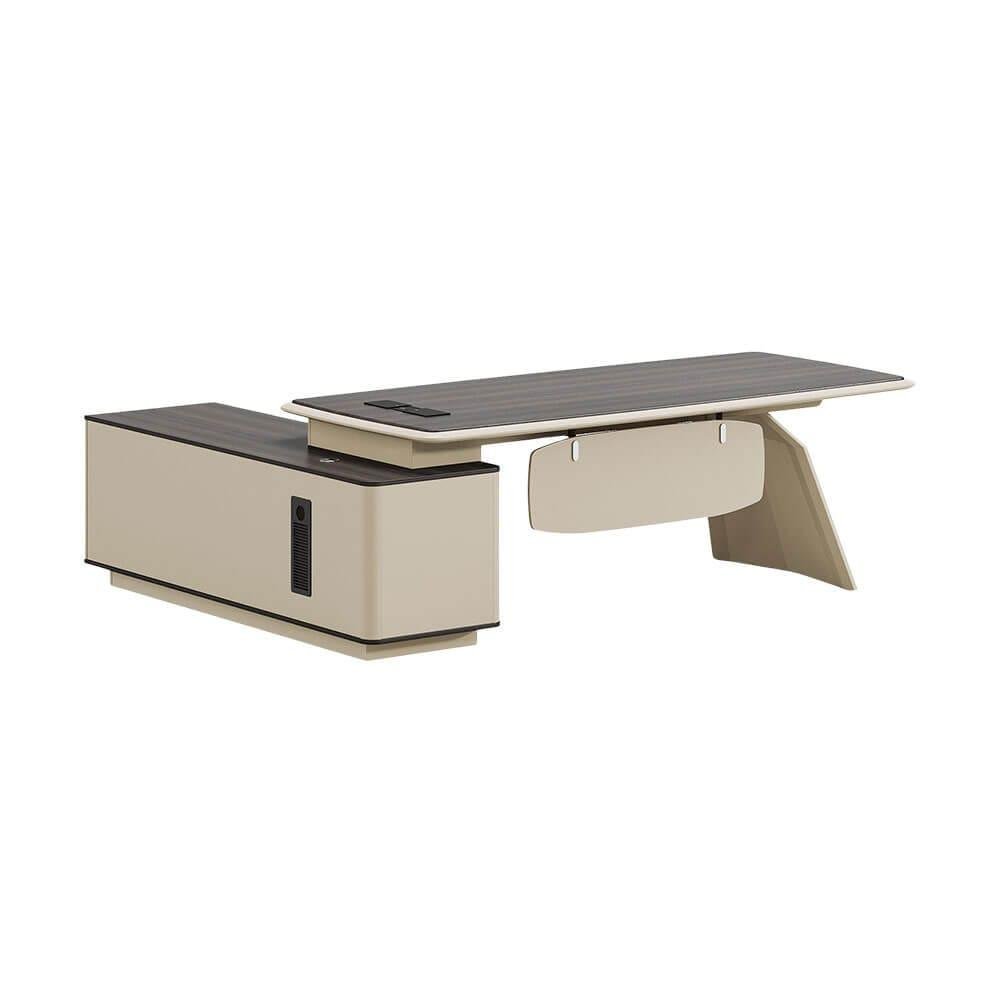 236b2222.jpg Apex Modern Executive Desk with Integrated Side Return - Image 1