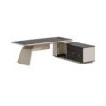 Apex Modern Executive Desk with Integrated Side Return - Image 2